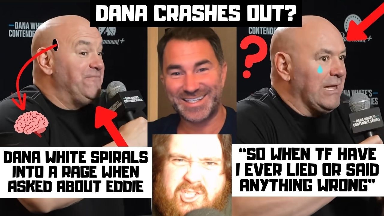 Dana White ERUPTS WITH RAGE At Media For Asking Him About Eddie Hearn BULLYING Him? My Reaction