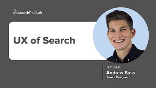 The UX of Search