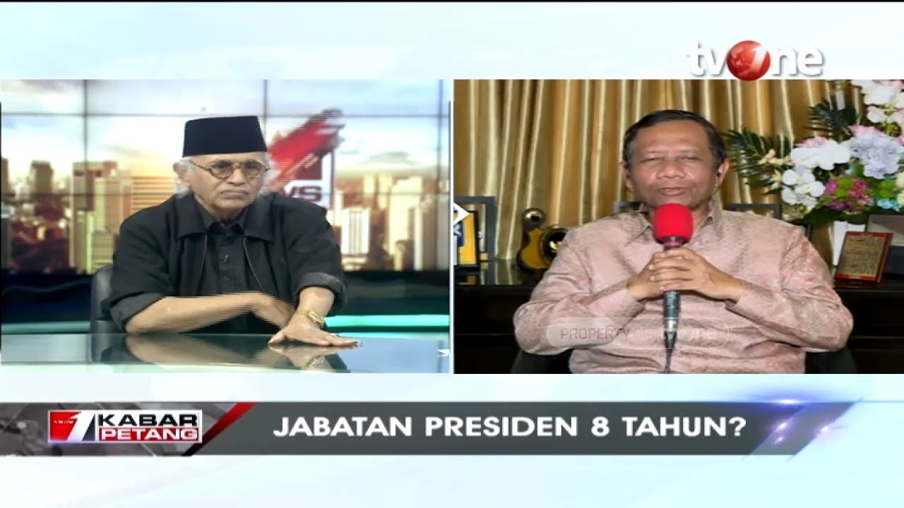news and star sport Dialog tvOne: Jabatan Presiden 8 Tahun? (Prof. Mahfud MD & Prof. Salim Said)