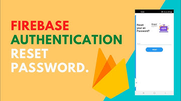 Firebase Authentication Tutorial | Reset Password | Part 3 | codetrix
