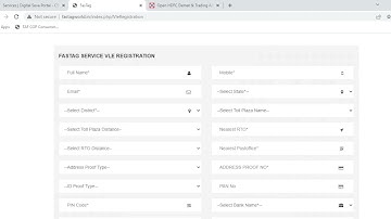 FasTag CSC VLE Registration and More Info