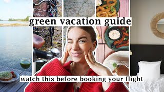 watch this before going on holiday // 20 tips to make your vacation more sustainable