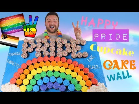 How To Make Rainbow Cupcakes! / DIY Cupcake Wall