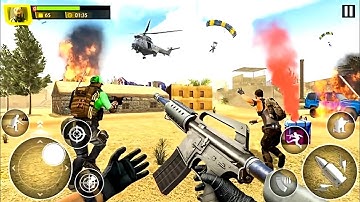 FPS Commando Strike Game - Gun Shooting Game - Android GamePlay