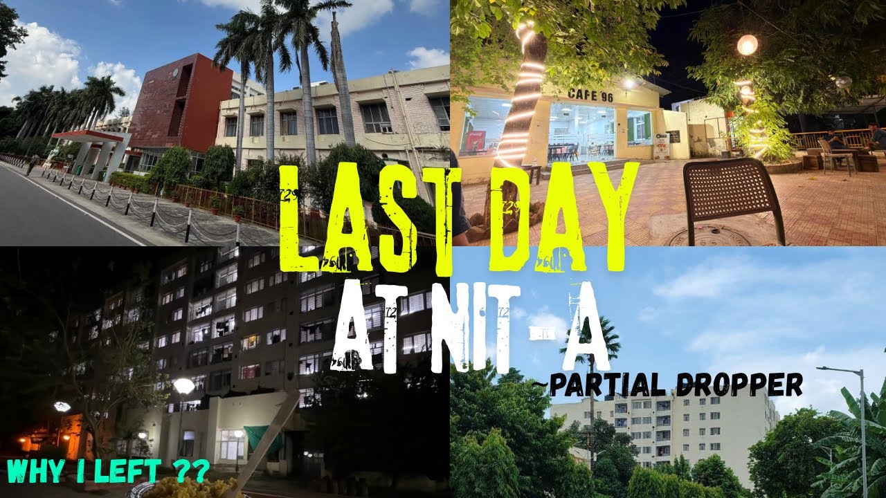 Last DAY at NIT Allahabad Vlog😭💔| Dropped Out Successfully 💀| A day in my Life #nit #jee #vlog #iit 