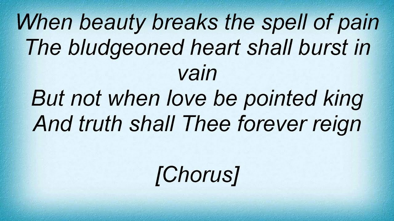 Jars Of Clay Hymn Lyrics YouTube