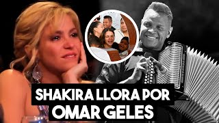 SHAKIRA LLORA al ver EL ENTIERRO de OMAR GELES 😭 | VIRAL 2024