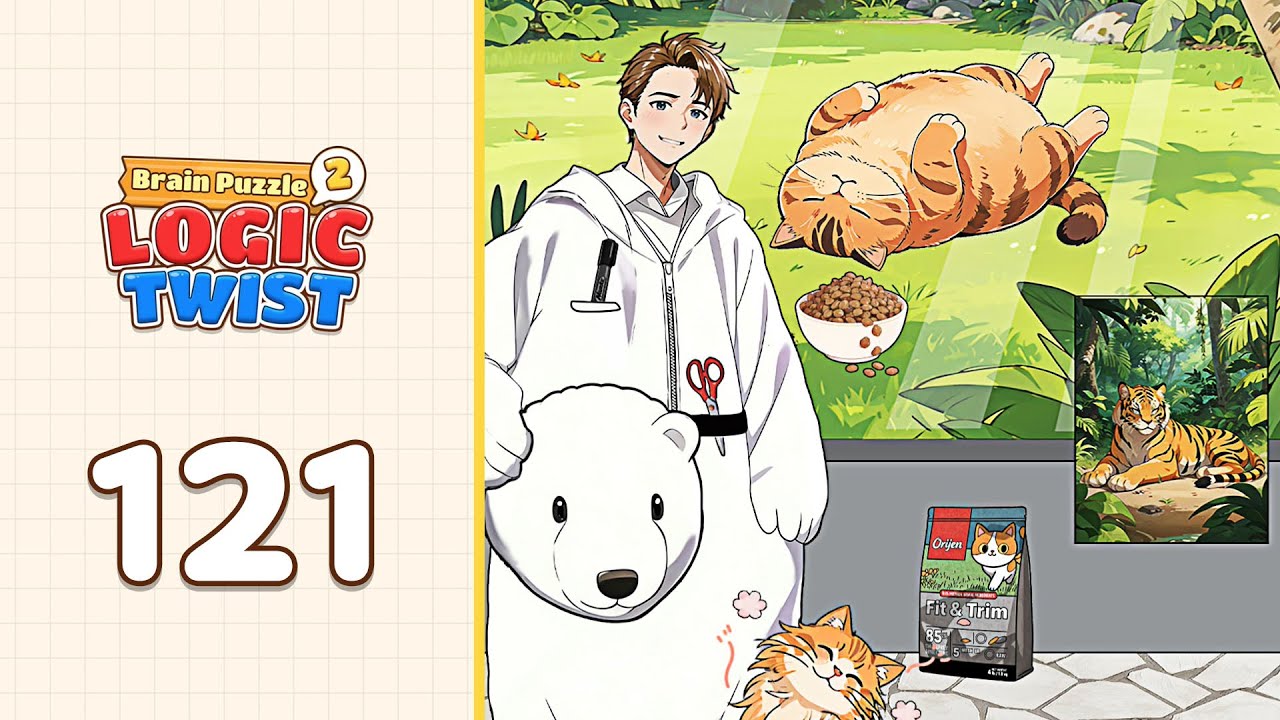 Головоломка 2: Логическое переплетение. Уровень 121. Замаскированный зоопарк | Все головоломки ре...