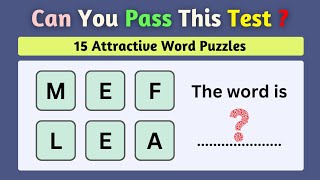 15 Challenging English Word Puzzles 90% Cannot Pass