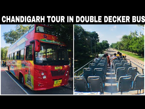 Double Decker Bus Ride in Chandigarh | City Tour Just in 75 Rupees | Hop On Hop Off