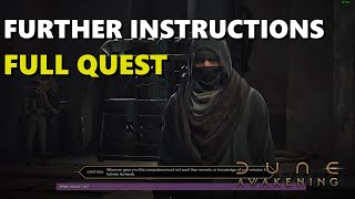 Further Instructions Full Quest Dune Awakening