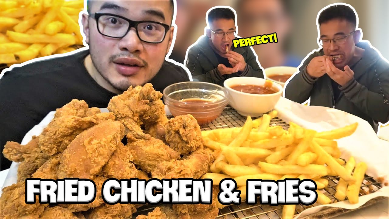 FRIED CHICKEN & FRIES. Recipe - YouTube