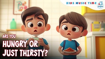 Hunger vs Thirst Cues Song for Kids | Listen to Your Body!
