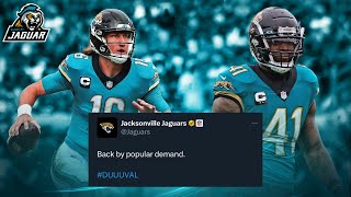 Jaguars Announce THROWBACK UNIFORMS in 2024!!!