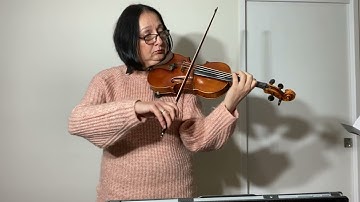 3.7  Arpeggio sequence commencing on B 2nd pos Detaché AMEB Grade 3 Technical work