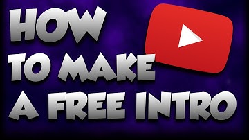 HOW TO MAKE AN INTRO FOR FREE 2016 With Blender