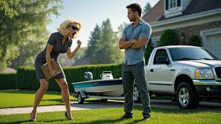 HOA Demanded I Remove My Boat From My Driveway, I Revealed I Own the Land Her House Sits On