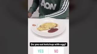 Jesse Lingard Not a fan of Marcus Rashford’s Ketchup and egg combo