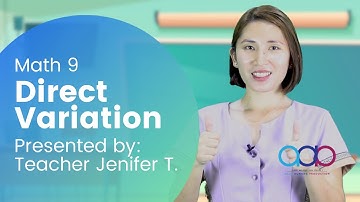 VIDEO LESSON : MATH 9  Quarter 2 week 1  | Direct Variation