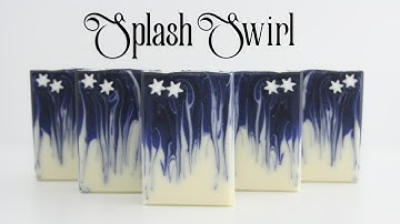 Splash Swirl Cold Process Design Technique