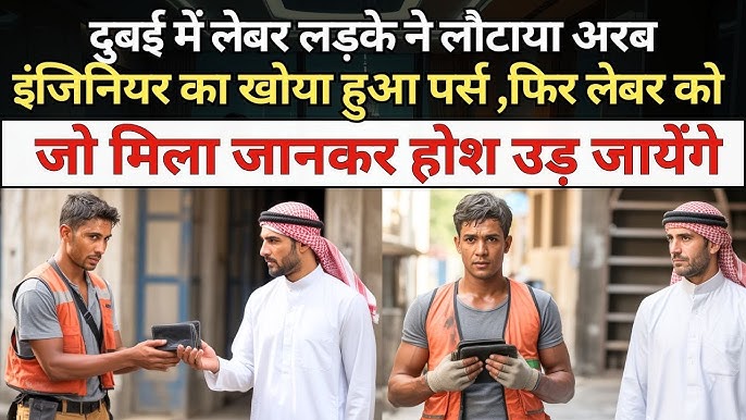 दुबई में लेबर लड़के ने लौटाया अरब इंजिनियर का खोया हुआ पर्स ,फिर लेबर को जो मिला जानकर होश उड़ जायेंगे