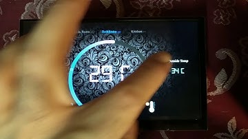 Touchgfx  thermostat GUI