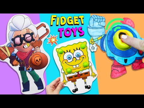 3 DIY Fidget Toys - Viral TIKTOK Fidget Toys Compilation - Funny POP IT HOW TO MAKE EASY FIDGET TOYS