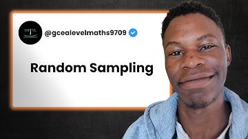 CIE A Level Maths 9709 - Random Sampling