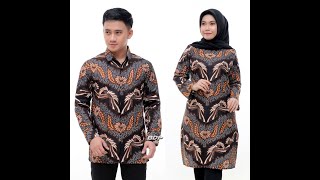 Model Seragam Batik Kantor Pria Dan Wanita Terbaru