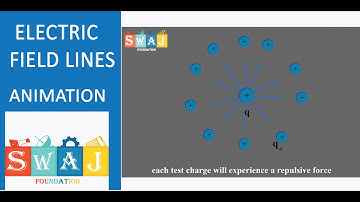 electric field lines animation | SWAJ Foundation #swaj #education #kids #science #electrostatics