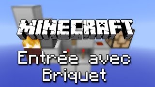 Redstone - Entrée Secrète Avec Briquet