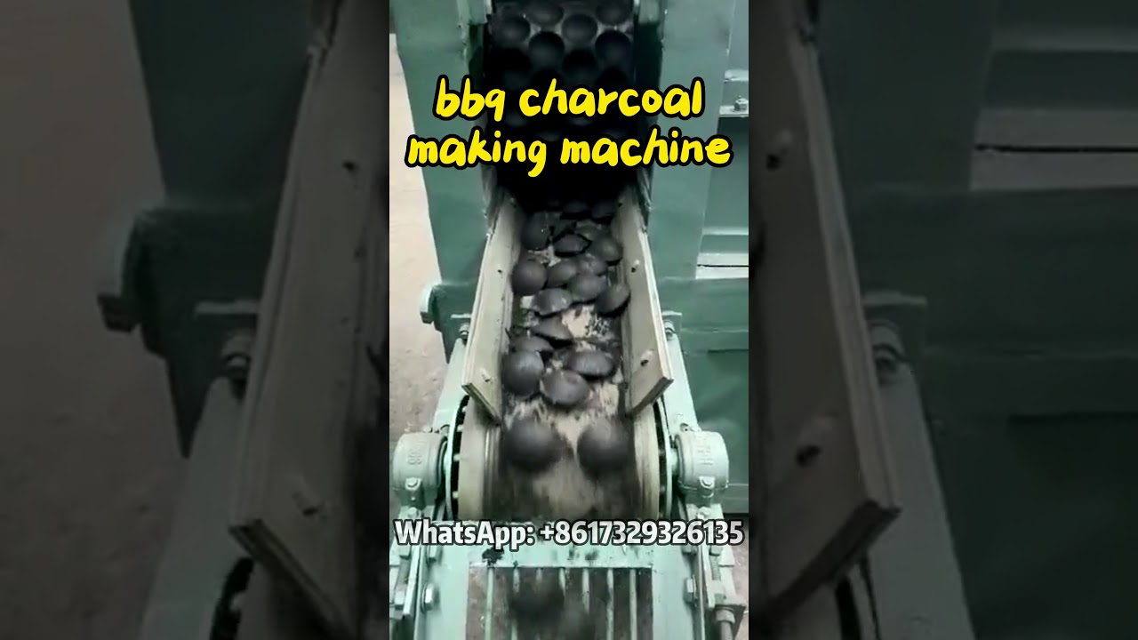 Powerful Charcoal Making Machine for BBQ Briquettes | High Output & Energy Saving! 
