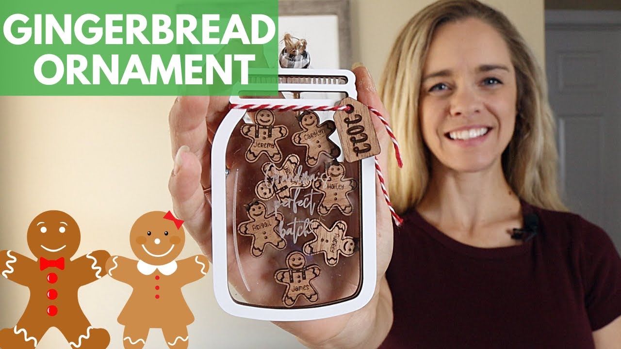 Gingerbread Cookie World Full Of Grandmas Ornament, Personalized