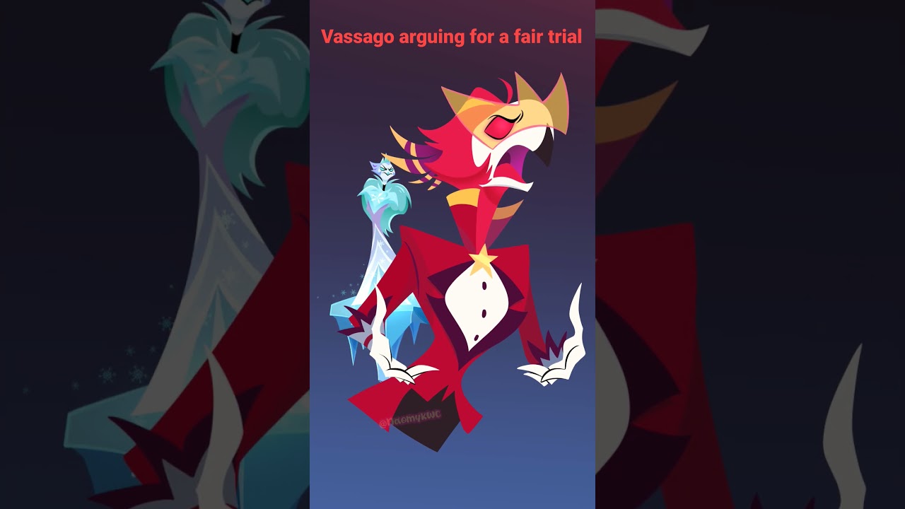 🦜 Vassago x Andrealphus 🦚| Helluva Boss - Animation meme #helluvaboss #animtionmeme #art  #edit