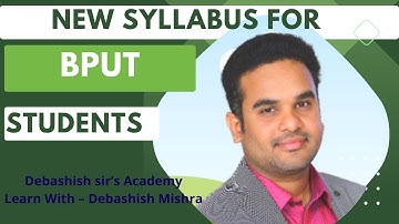 HOW TO FIND NEW BPUT SYLLABUS ???