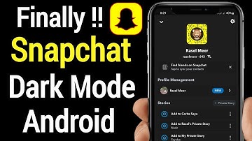 Finally ! Snapchat Dark Mode is here (New Update 2022 )| How To Get Dark Mode On Snapchat Android