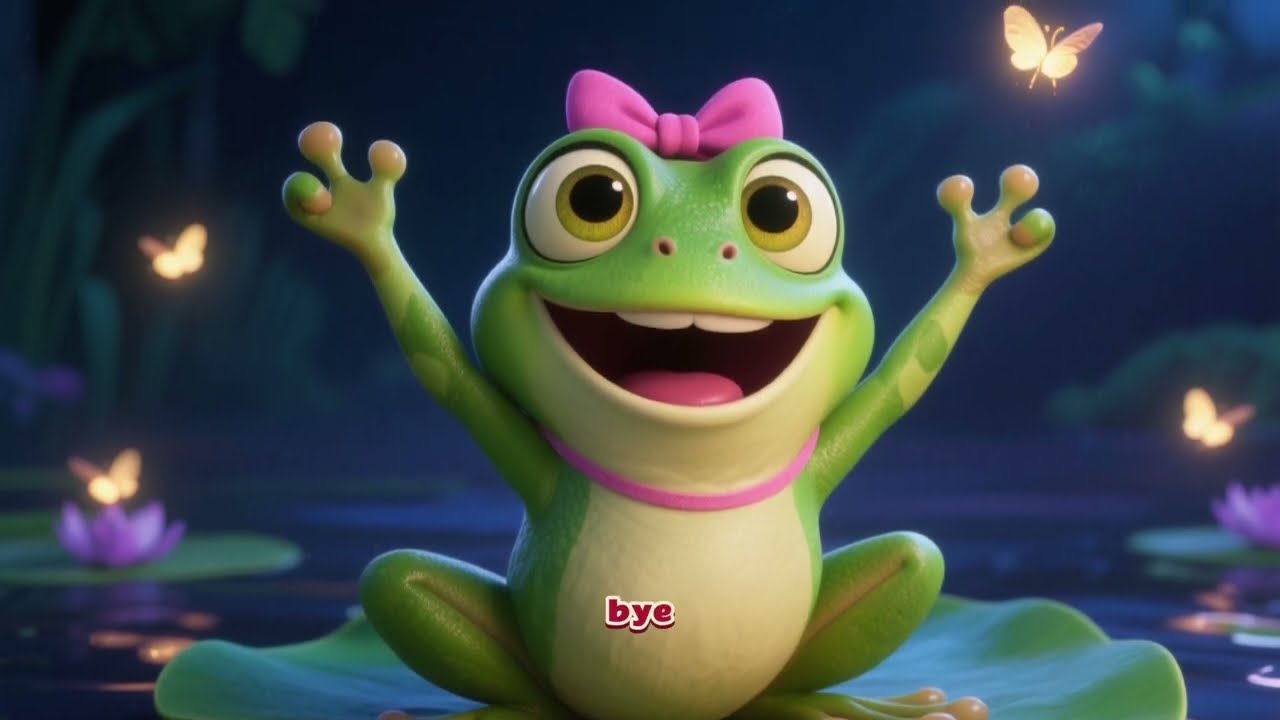 Lilly learns how to count 1-10🐸🔢