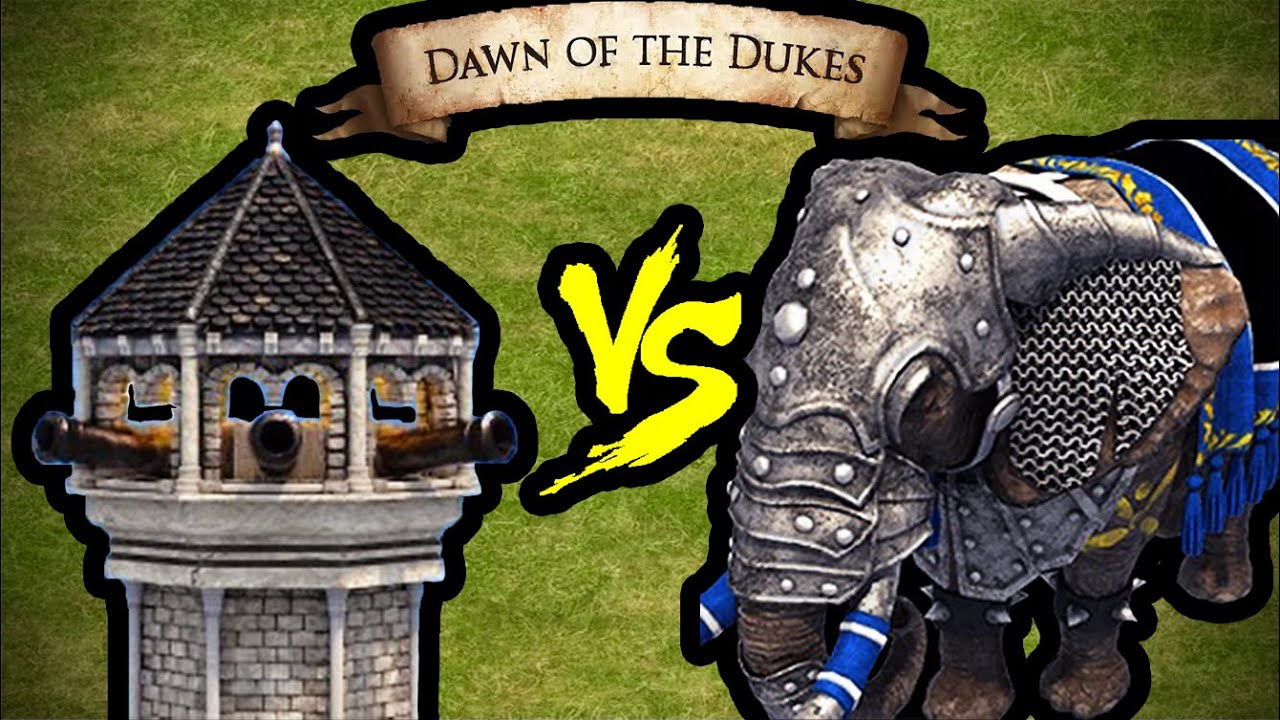 200 Bombard Towers vs 600 Elite War Elephants AoE II Definitive Edition YouTube