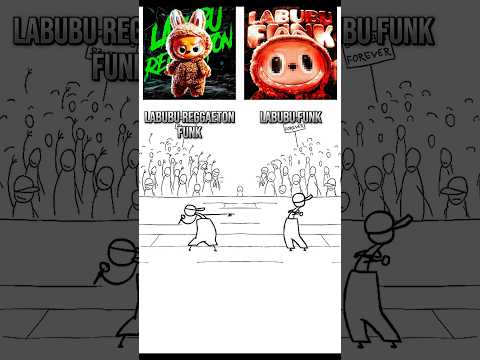 LABUBU REGGAETON FUNK Vs LABUBU FUNK Shorts Shortsfeed 