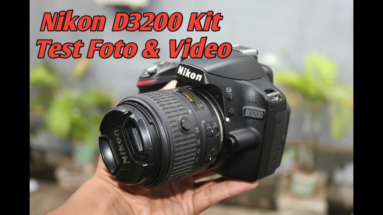 nikon d3200 kit 1855mm vr II test foto & video YouTube