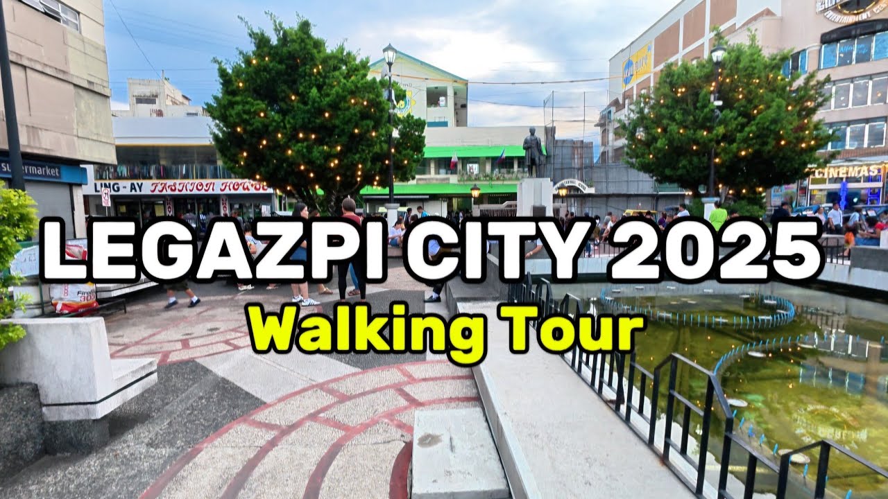 LEGAZPI CITY WALKING TOUR 2025 | 4K | ASMR | No Commentary | Bicol Tour 2025