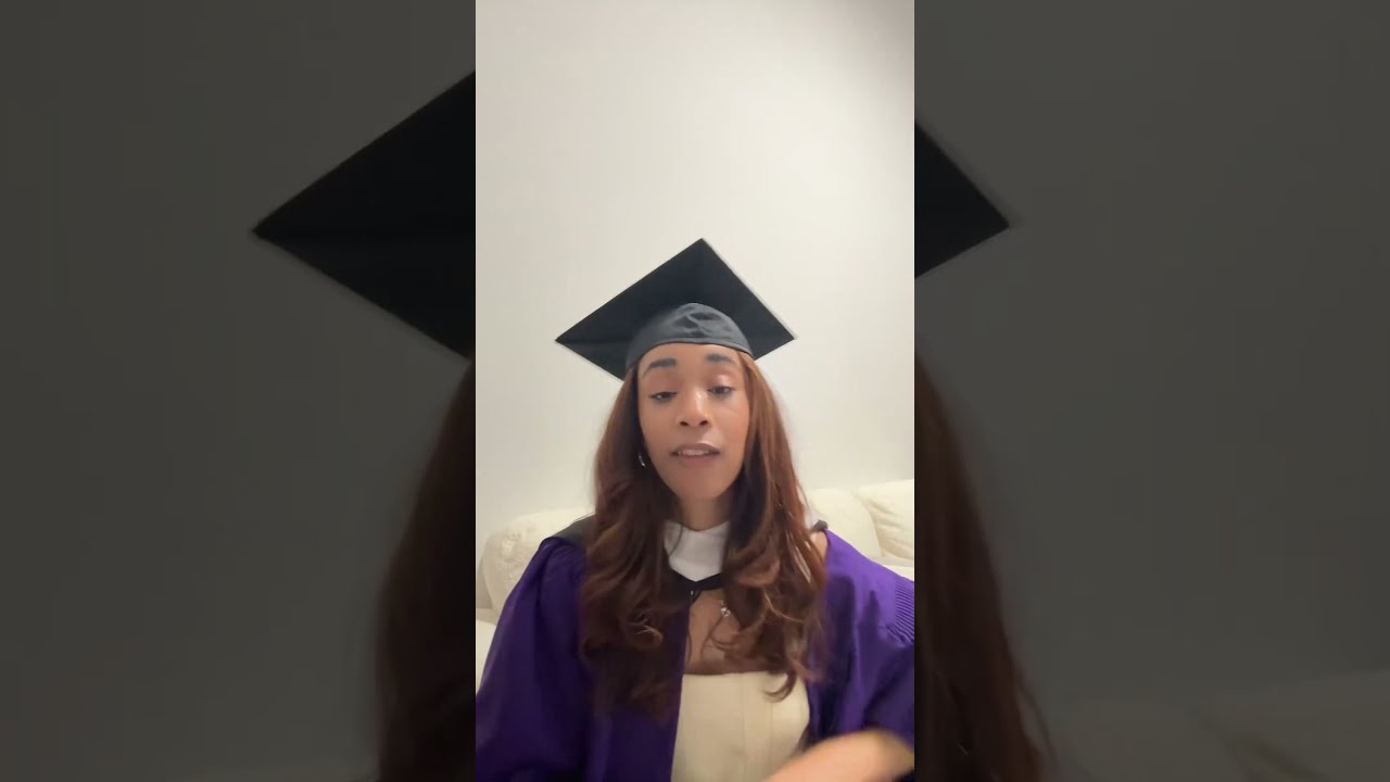 IM DONE LEARNING Tiktok Transition Graduation Trend