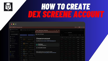 How To Create Dexscreener Account | Sign Up For Dexscreener