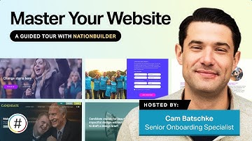Master Your Website: A guided tour with NationBuilder