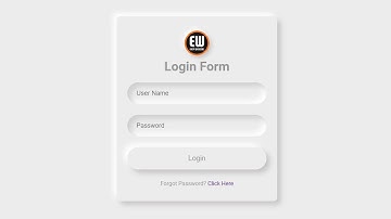Neumorphic Login Form Design Tutorial In HTML And CSS | Pure CSS Neumorphism Sign Up Form Design