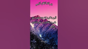 تلاوة تهز القلوب لِأُوْلِي الألباب آية 190 و 191 من سورة آل عمران بصوت مشاري راشد العفاسي