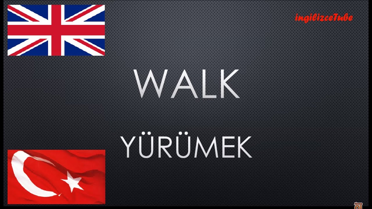 En önemli en sık kullanılan sesli İngilizce 500 fiil 1. bölüm-The most important used Turkish verbs