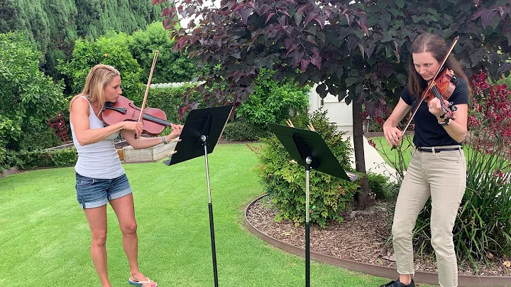 Quarantine Clip: A Mozart Duo in the Garden