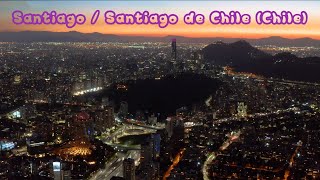 Santiago / Santiago de Chile (Chile) - Panoramic View of Santiago City
