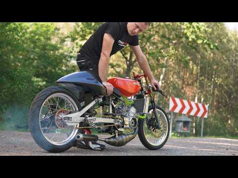 SIMSON TM 50HP ENGINE 2 STROKE PURE SOUND DRAG CHYLO RACING